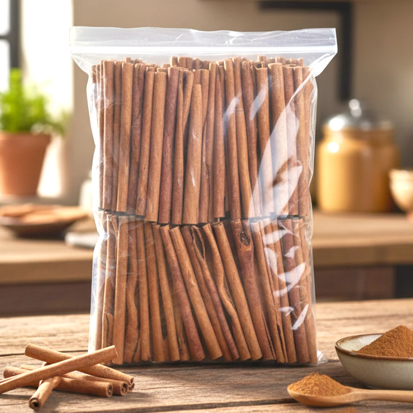 มีส่งด่วน อบเชยแท่งCinnamonStickAAA+ 6 นิ้ว 1,000 กรัม / 500 กรัม