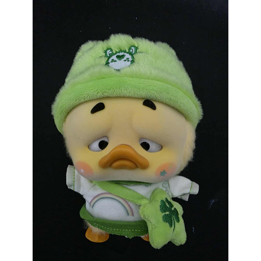 Upsetduck v5 BE RAINBOW DUCK (good luck bear) พวงกุญแจเป็ด เช็คการ์ด