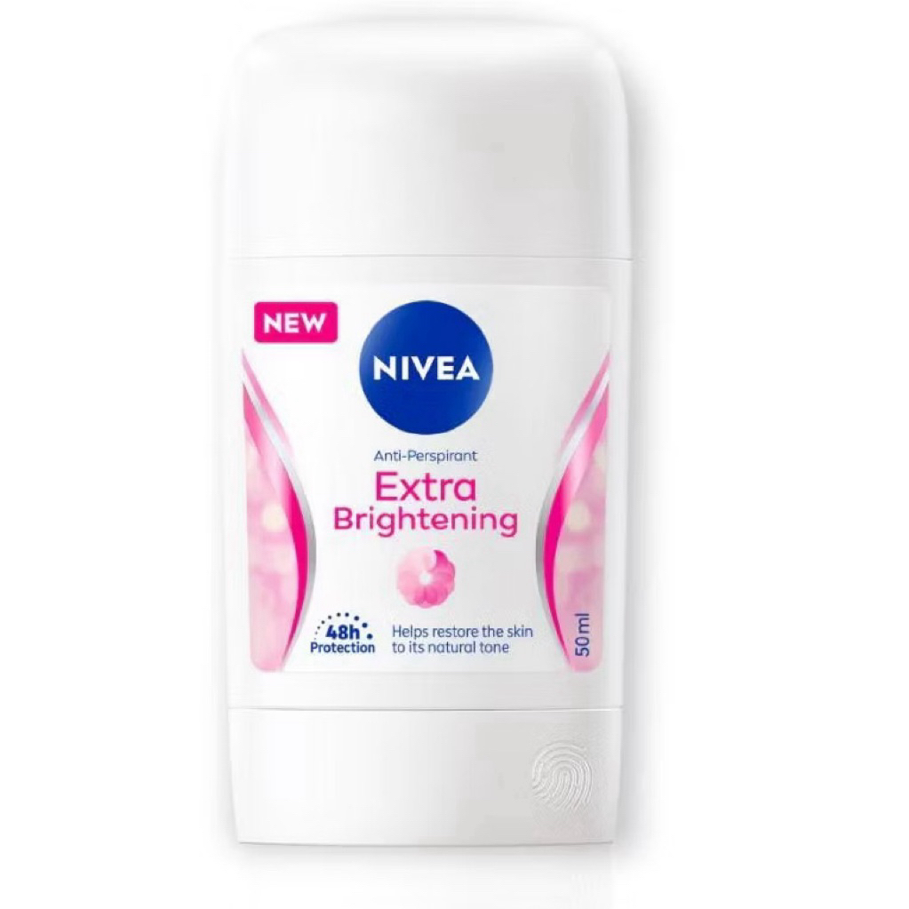 ถูกสุด! 89฿ แท้ ล็อตใหม่หมดอายุสิ้นปี Nivea นีเวีย สติ๊ก เอ็กซ์ตร้า ไบรท์เทนนิ่ง 50 มล. สติ๊กลดเหงื่อ ระงับกลิ่นกาย