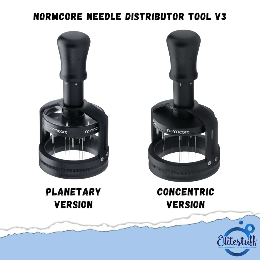 เข็มเกลี่ยผงกาแฟลดไฟฟ้าสถิต V3 Normcore ขนาด 58 mm.