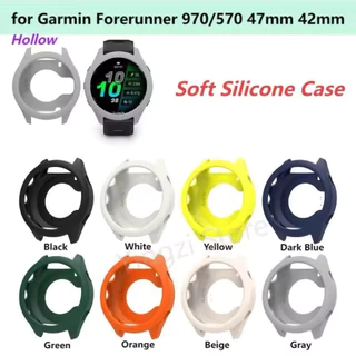 เคส Garmin Vivoactive 6 Forerunner 970 570 42 47mm Venu 2 3 Vivoactive 4 เคสกันรอย เคสนาฬิกา ซิลิโคน case
