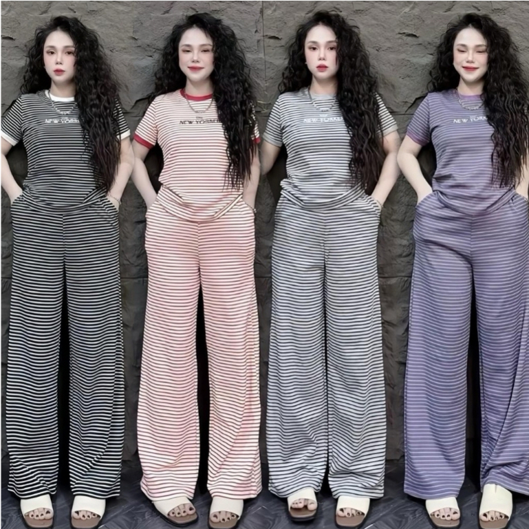 mayura_stores No.Set555 ชุดเซ็ท2ชิ้น ชุดเซ็ทลายทาง ชุดเซ็ท เสื้อผ้าแฟชั่น 🌟ส่งจากไทย🌟