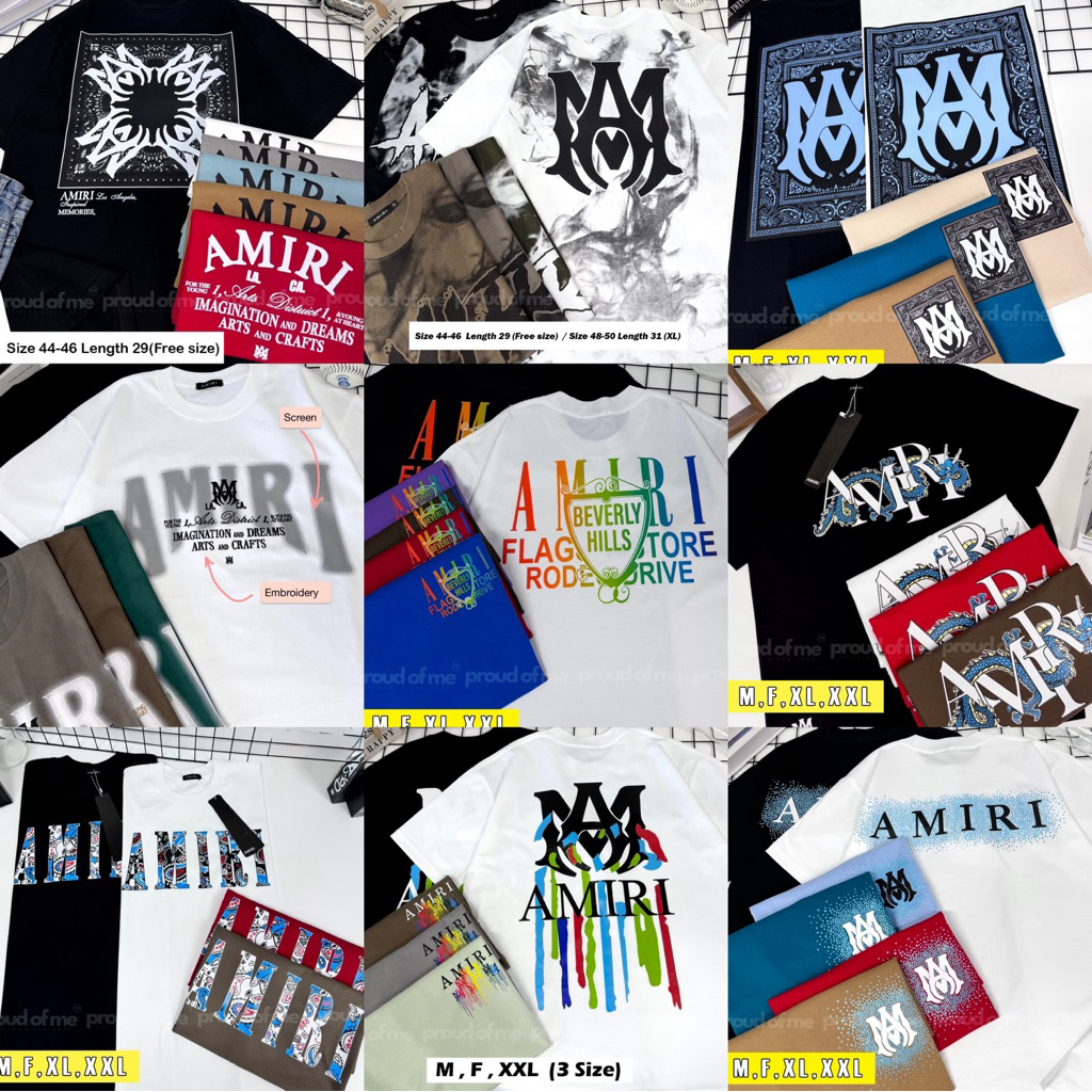 เสื้อยืดแบรนด์ Amiri