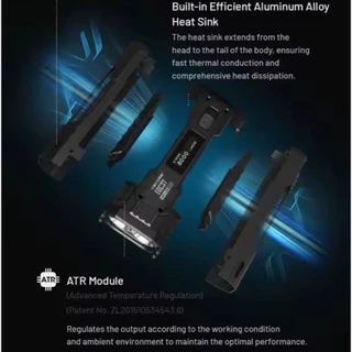 2025 อีดีซี37 8000 lumens Strong light Ultimate ยุทธวิธี EDC ไฟฉายแบตเตอรี่ในตัว