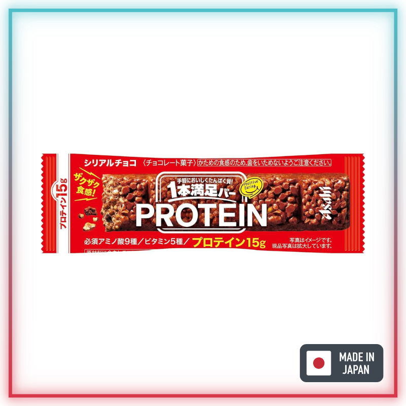 [ASAHI] IPPON MANZOKU BAR PROTEIN CEREAL CHOCOLATE FLAVOR 39g×9 [ส่งตรงจากญี่ปุ่น]