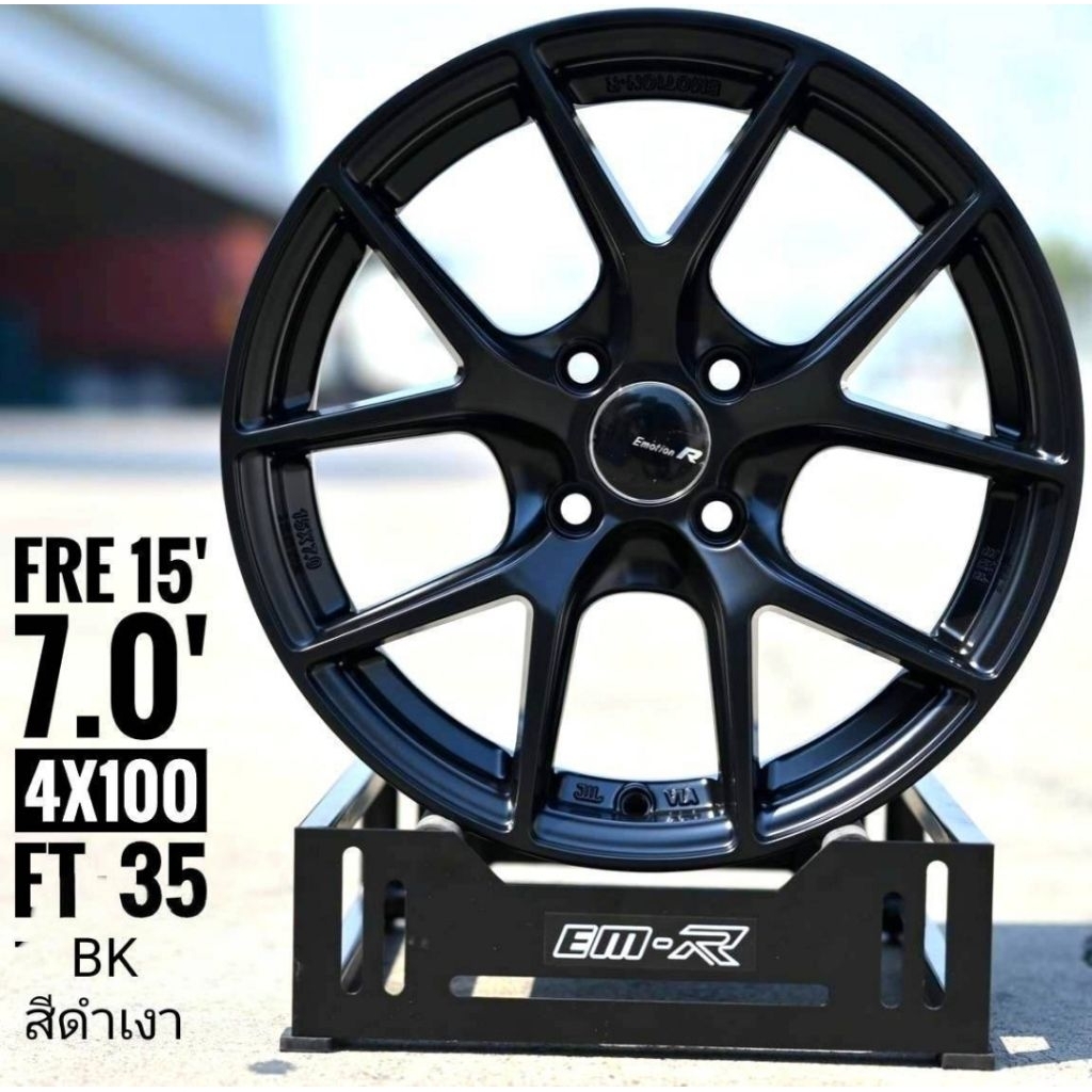 ล้อแม็กซ์ EMOTION R FREขอบ15 4รู100กว้าง7นิ้ว ET35ล้อแม็กซ์แข็งแรงงานEmotion R มี4สีบริษัทในเครือเลน