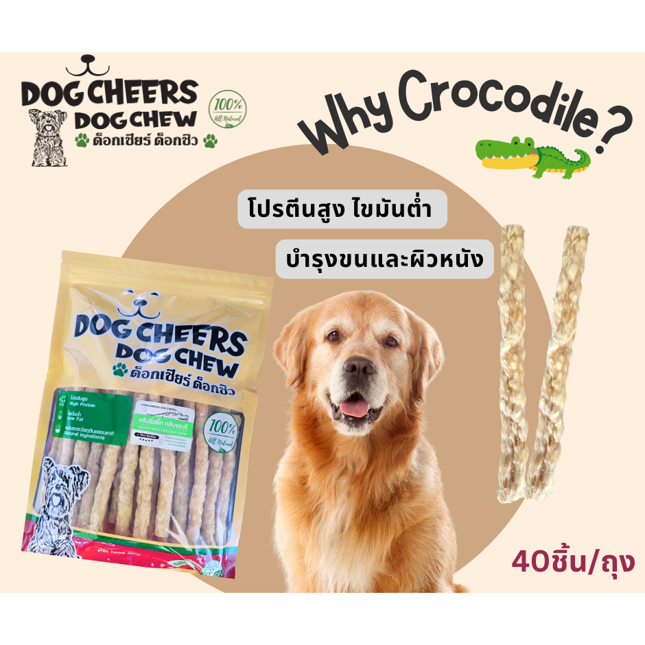 Dog cheers ด๊อกเชียร์ ขนมสุนัข ขัดฟัน เคี้ยวสนุก ปลอดภัย
