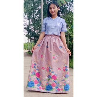 #กระโจมอก+กระโปรงผ้าถุง# คละสีคละลายผ้าปาเต๊ะใส่ยางยืดงานสวยๆผ้าเนื้อดี เย็บปราณีต ผ้านิ่มสวมใส่สบายใส่ได้ทุกโอกาส