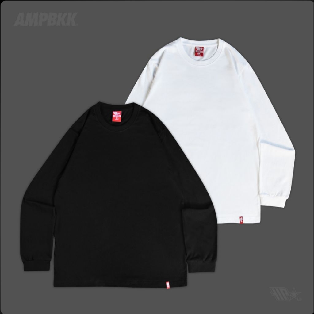 A.M.P. "BLANK" LONG SLEEVE TEE