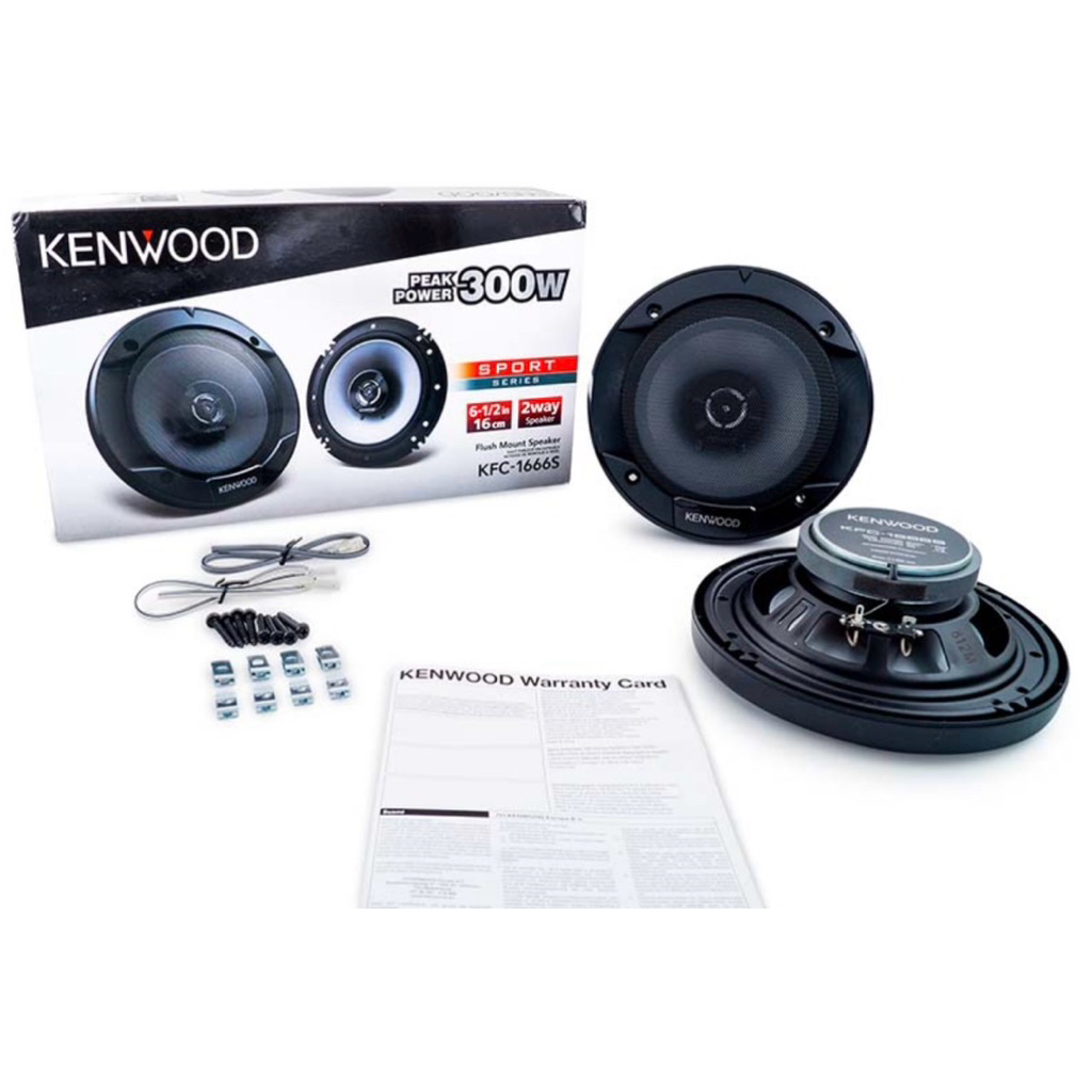 KENWOOD KFC-1666 ลำโพง 6.5” แกนร่วม2ทาง 300W