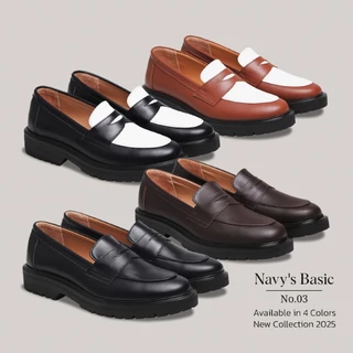 รองเท้าหนังแท้ ทรง Loafers คลาสสิกตลอดกาล รุ่น Basic No.03 (New collection 2025)