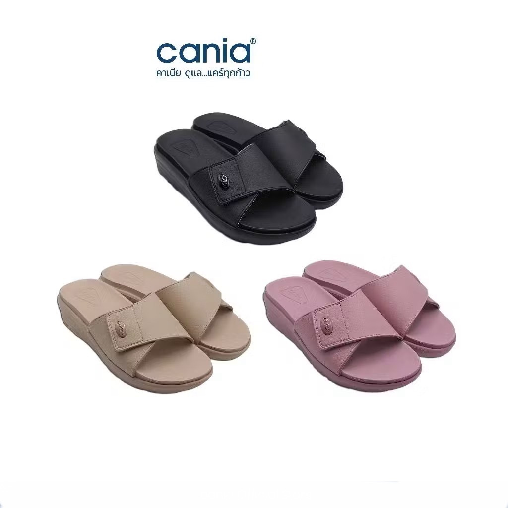 รองเท้าแตะแบบสวม รองเท้าแตะผู้หญิง เพื่อสุขภาพ คาเนีย CANIA รุ่น CW 43125 ไซส์ 36-39