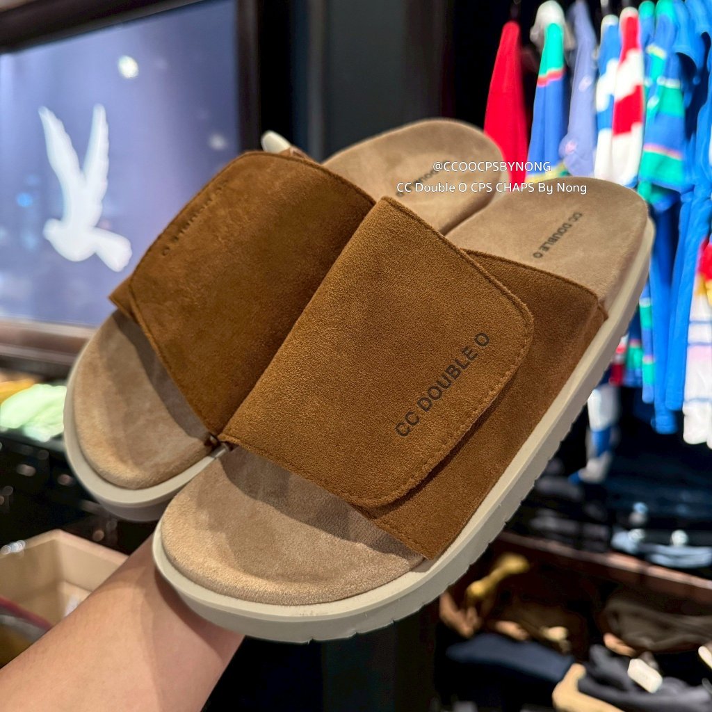 รองเท้าแตะ CCOO ผู้ชาย แต่งโลโก้ ของแท้ มีถุงShopให้