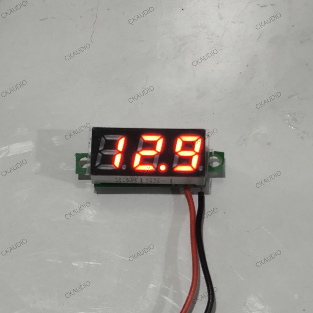 วัดโวลต์ ตัววัดแรงดันไฟ มิเตอร์ดิจิตอล DC2.5V-30V