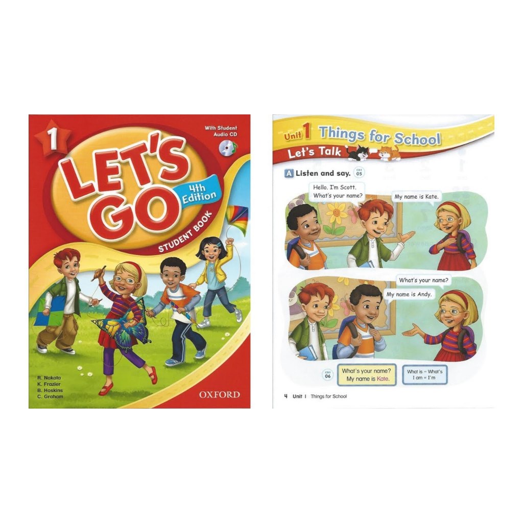 Textbook  ภาษาอังกฤษ Let's Go   1 : Student's Book  *****หนังสือมือ 1 สภาพ 80%****จำหน่ายโดย  ผศ. สุชาติ สุภาพ