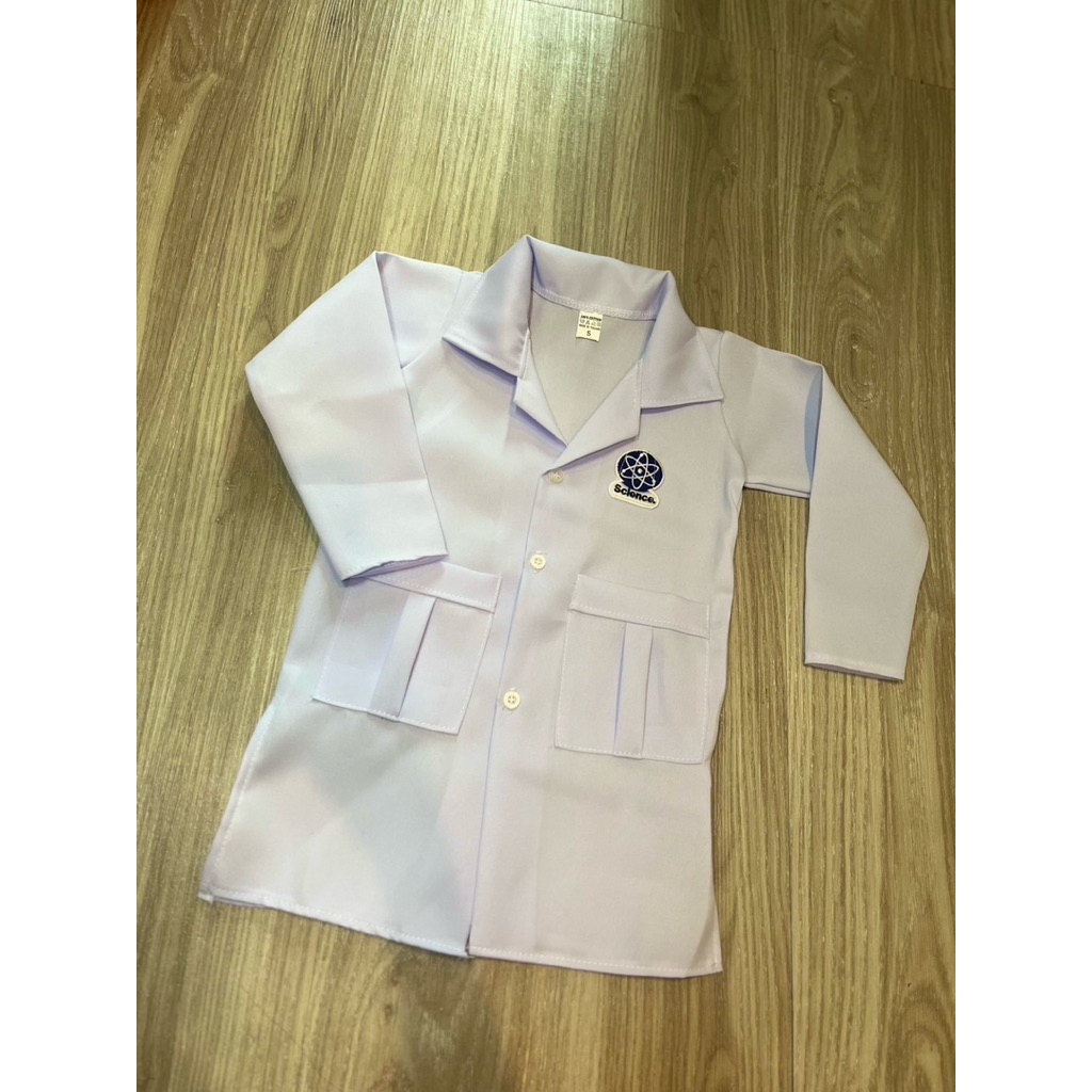 🧑‍🔬ชุดนักวิทยาศาสตร์ ชุดกาวน์ ชุดกาวน์นักวิทย์ ใส่ได้ทั่งชายหญิง 🚗พร้อมจัดส่งในไทย🇹🇭 - รูปที่ 3