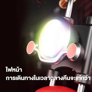 Beige รถขาไถเด็ก รถขาไถ มีเพลงไฟ โครง 1-6ขวบ รถบังคับไฟดนตรี รถของเล่นเด็ก