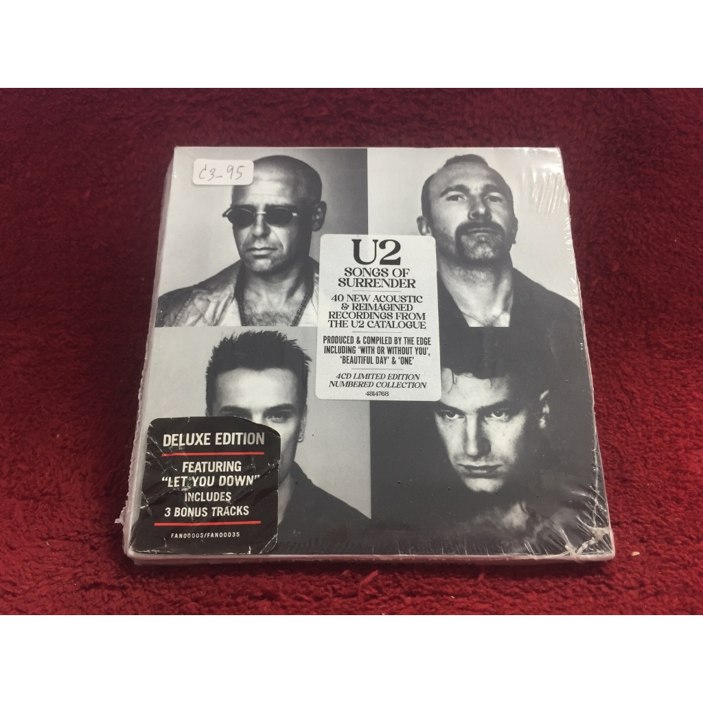 4 CD U2 – Songs Of Surrender = ソングス・オブ・サレンダー สภาพตามปก C3-95