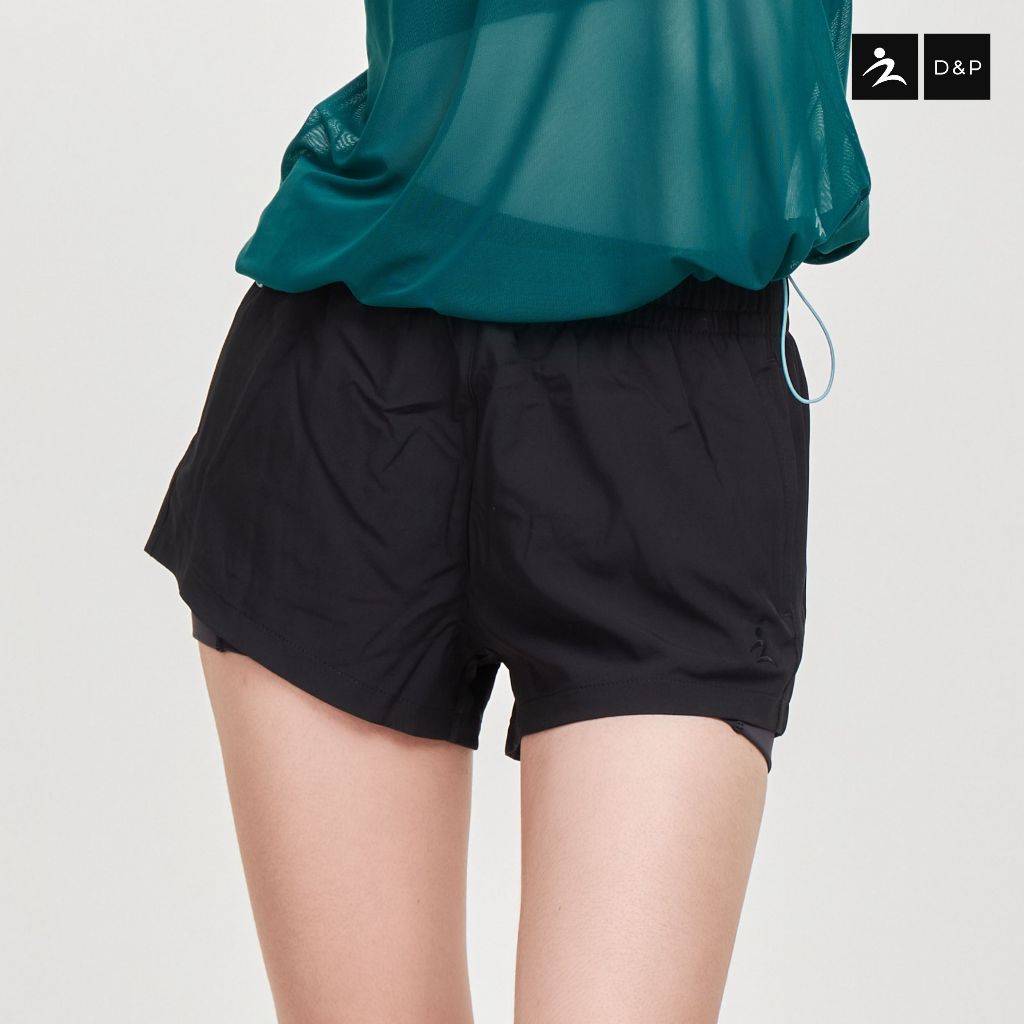D&P Sport Shorts 2IN1 | ALLways | D-3259 กางเกงขาสั้น มีซับใน ออกกำลังกาย