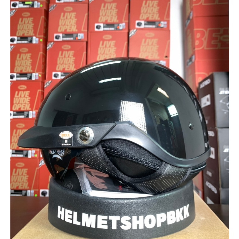 หมวกกันน็อค BELL PIT BOSS GLOSS BLACK ไซส์ M สินค้าใหม่ (มีตำหนิ) ไม่มีผลในด้านความปลอดภัย PGM14