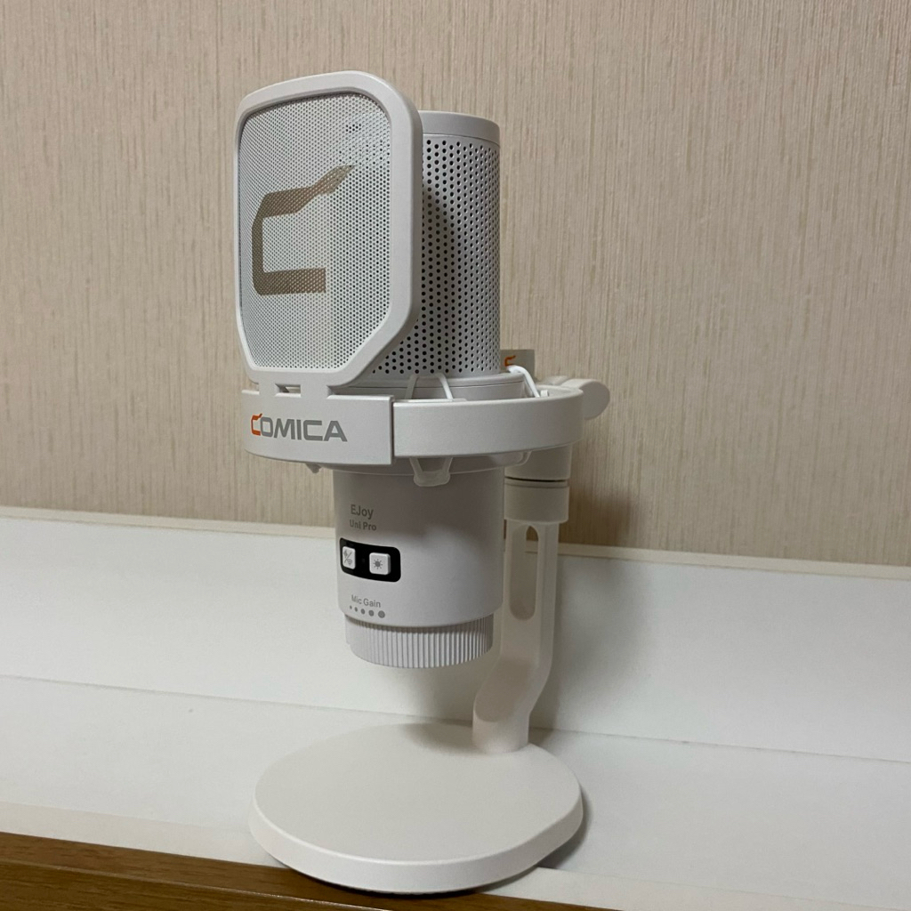 COMICA EJoy Uni Pro(D)-White Wireless USB Microphone