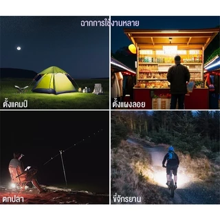 ไฟฉุกเฉิน หลอดไฟ E27 ขั้วหลอดไฟ ไฟมหัศจรรย์ ไฟสำรอง ไฟบ้าน 220V ประหยัดไฟ แคมป์ปิ้ง ไฟฟ้าดับ
