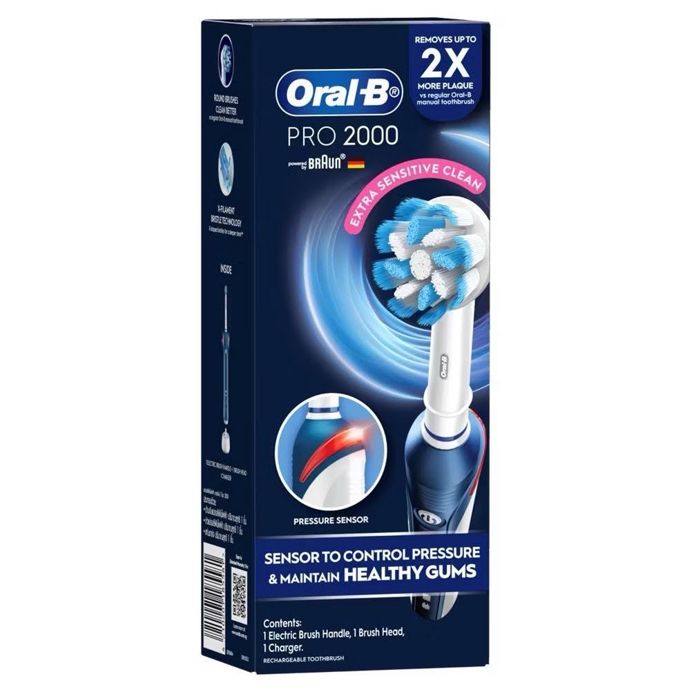 ORAL-B ออรัลบี แปรงสีฟันไฟฟ้า รุ่น โปร 2000