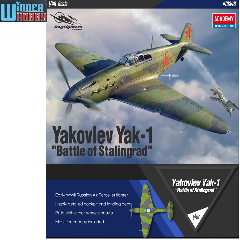 Academy 12343 Yakovlev Yak-1 Battle of the Stalingrad 1/48