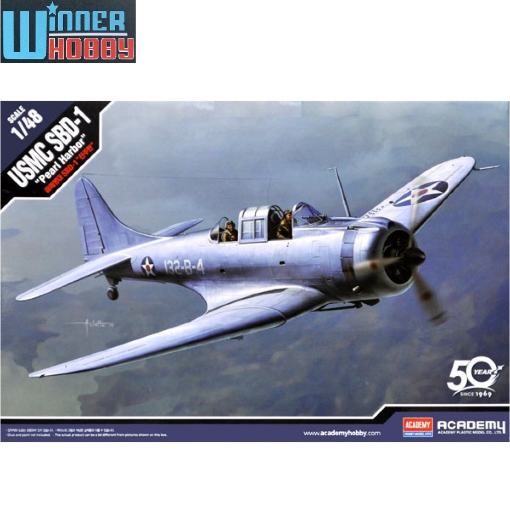 Academy 12331 USMC SBD-1 Dauntless Pearl Harbor 1/48