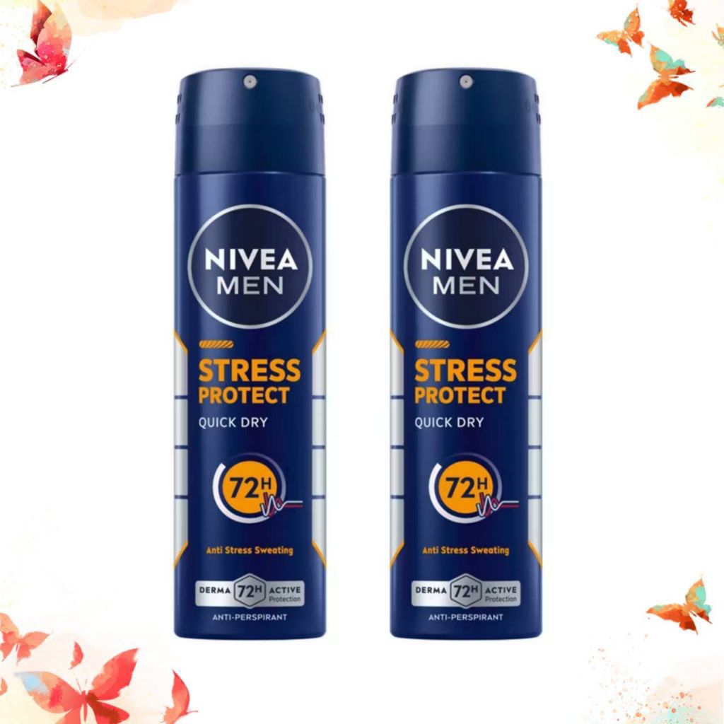 นีเวีย เมน ดีโอ สเตรสโพรเทค สเปรย์ 150 มล. Nivea Men Deo Stress Protect 150 ml.