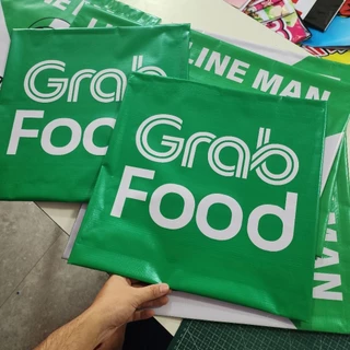 ป้ายไวนิล Grab food แกร็บ พร้อมจัดส่ง สวยคมชัดหนาทนแดดทนฝน ตัวนี้ไม่เจาะตาไก่