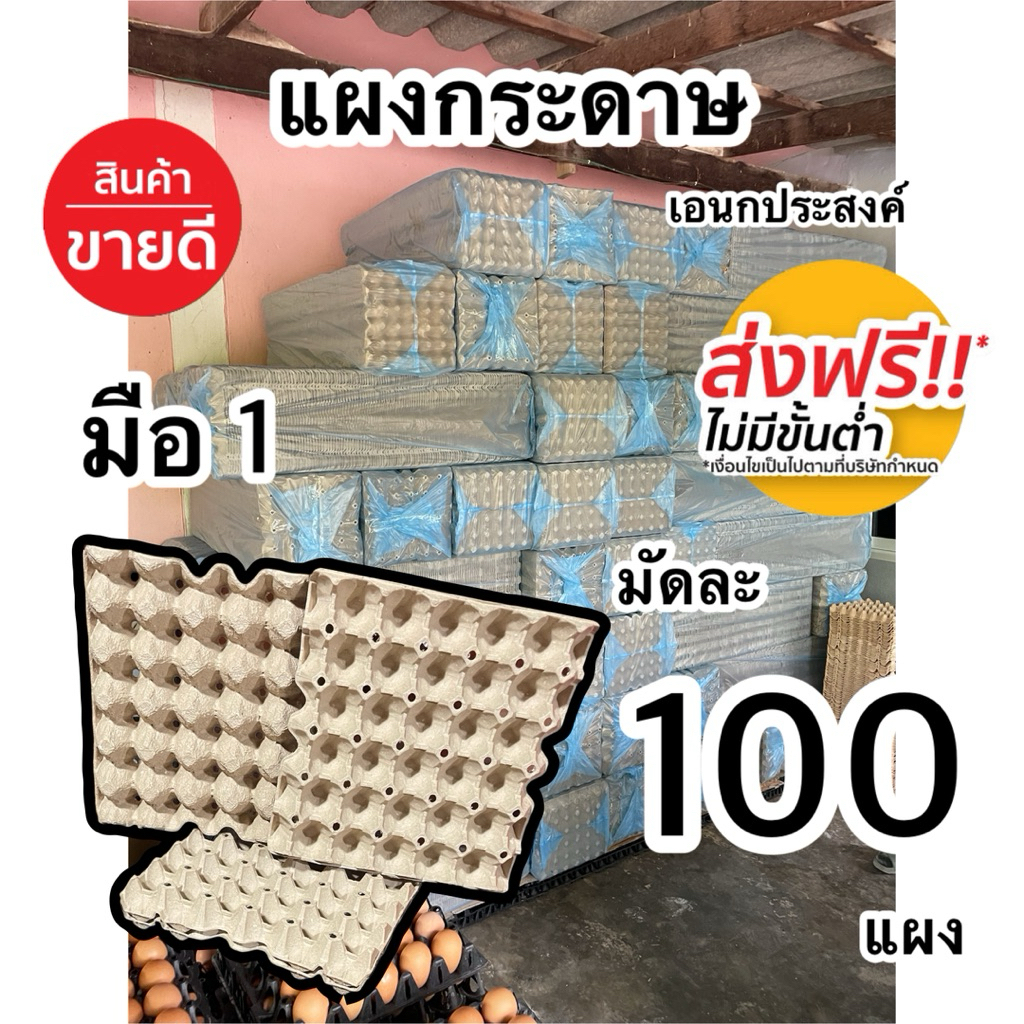 แผงกระดาษ มือ1 ชุดละ100แผง (ส่งด่วน1วัน)