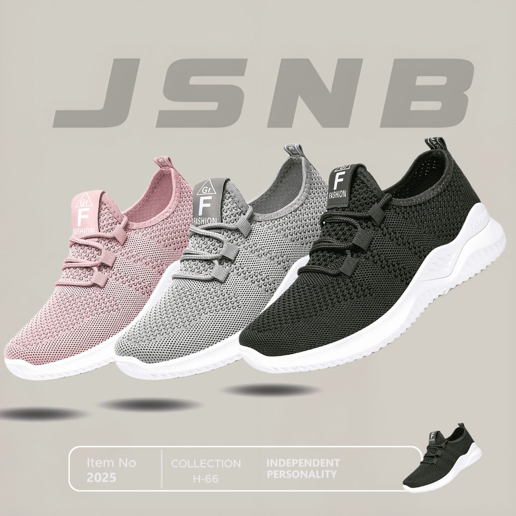 JSNB ส่งฟรี รองเท้าผ้าใบ พร้อมส่ง รองเท้ากีฬาลำลอง ใส่วิ่งได้ เบา ระบายอากาศดี ใส่สบาย ผ้าใบเพื่อสุข