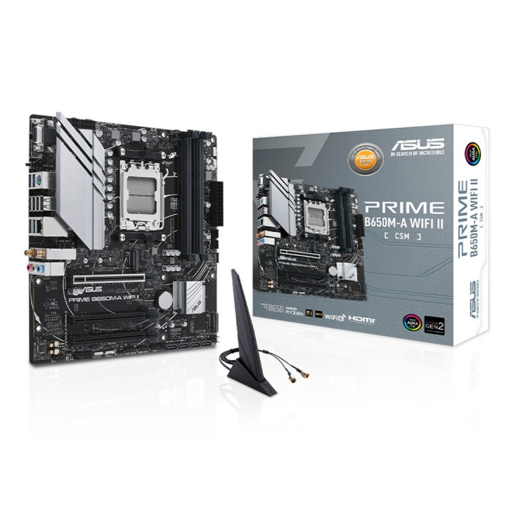MAINBOARD (เมนบอร์ด)(AM5) ASUS PRIME B650M-A WIFI II-CSM (3Y)