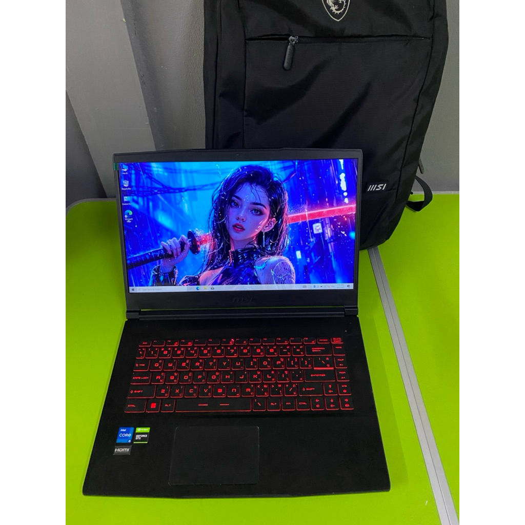 Notebook i5 Gen11 M.2 512+hdd500G Gtx 1650 Max-Q แรม16แบตเตอรี่เก็บไฟ
