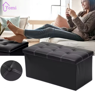 🔥Yomi box กล่องเก็บของสำหรับโซฟาหนังแท้,กล่องโซฟา,กล่องใส่ของ，กล่องพับ,กล่องสำหรับเบาะเท้า,เก้าอี้,ม้านั่งเปลี่ยนรองเท้า