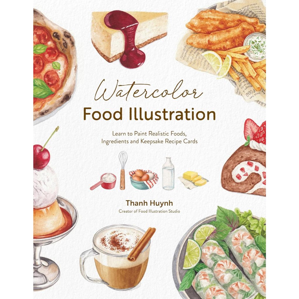[EN] หนังสือสอนวาดภาพอาหาร Watercolor Food Illustration