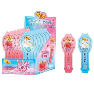 พิพ Pipp โยเกิร์ตและสตรอเบอร์รี่ เจลลี่ สติ๊ก((กล่อง12ชิ้น))