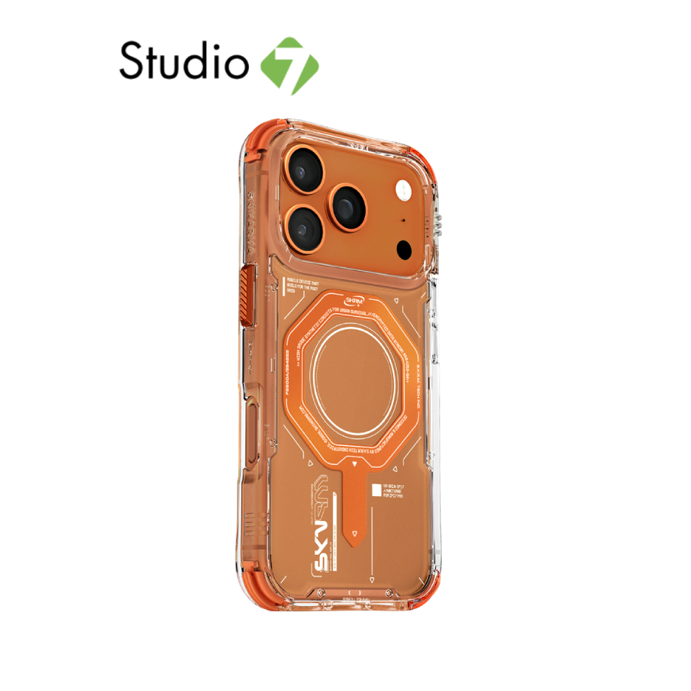 เคส Skinarma iPhone 17 Pro Magma Magsafe Orange by Studio 7