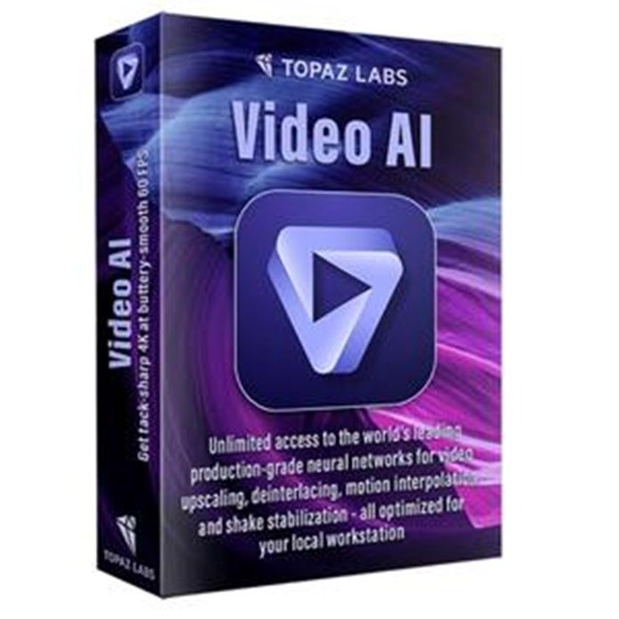Topaz Video AI 7.x โปรแกรม เพิ่มความละเอียดวิดีโอด้วย AI