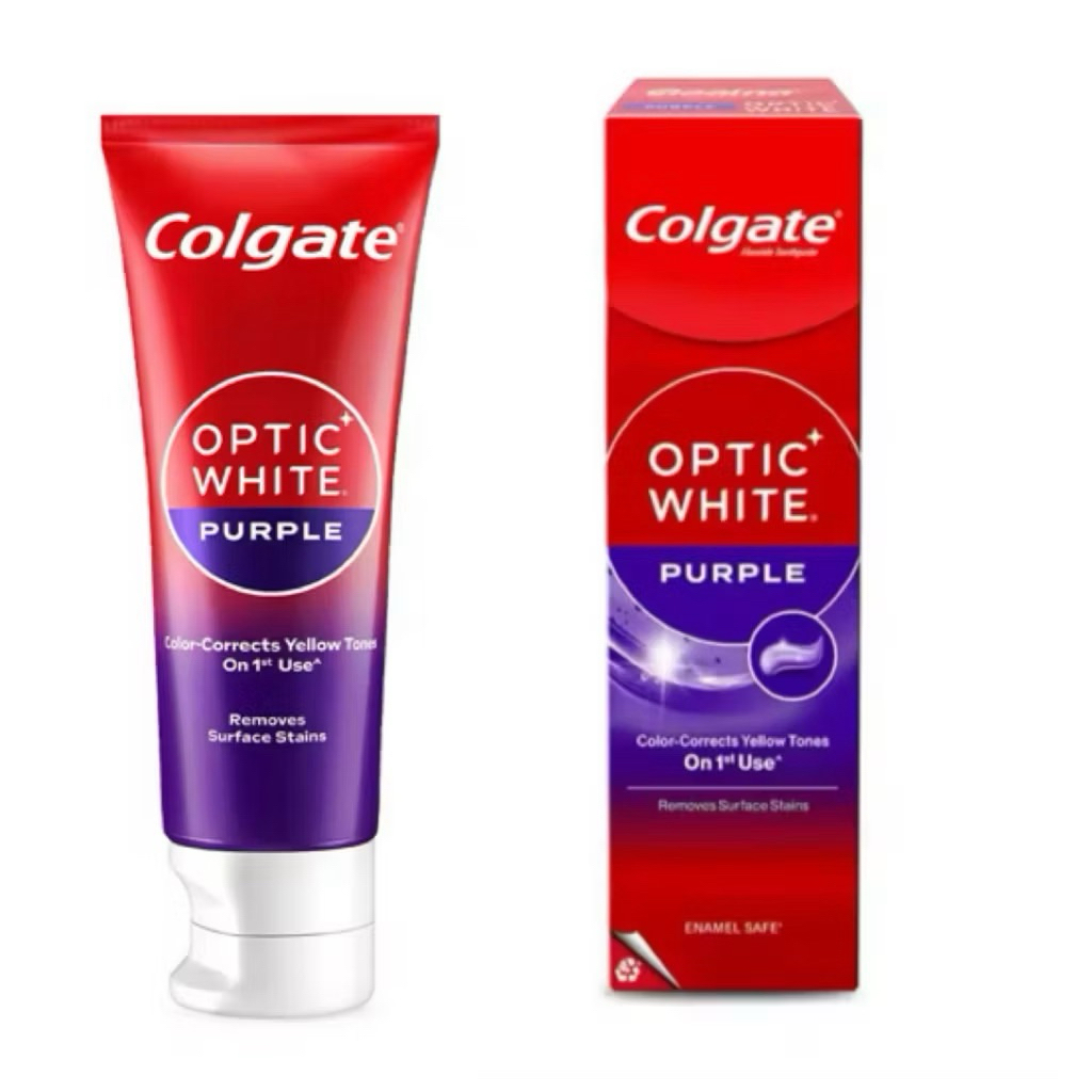 ยาสีฟัน Colgate Optic White Purple  100g.