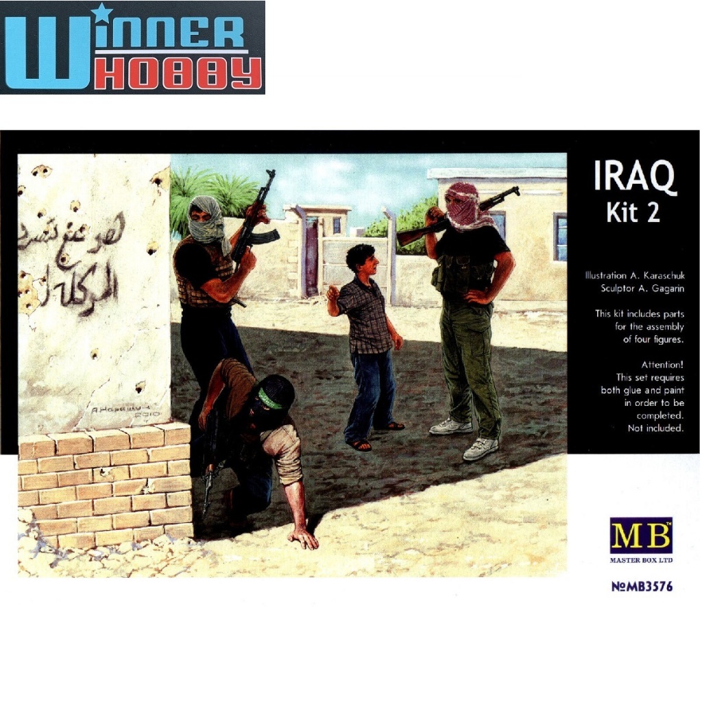 Master Box 3576 Iraq kit 2 (Iraqian insurgents) 1/35