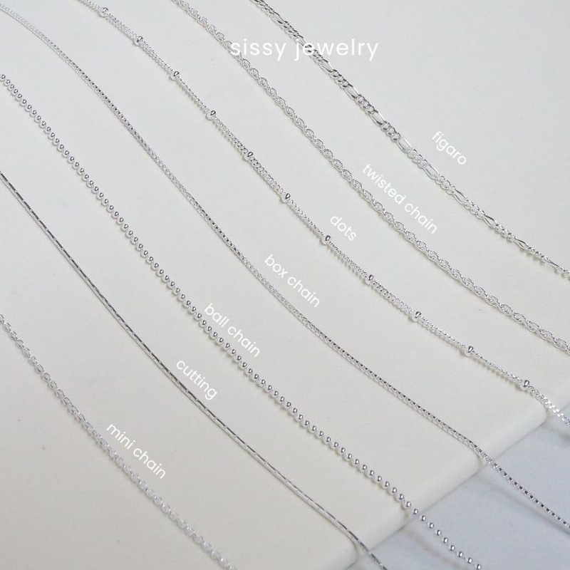 SissyJewelry // สร้อยคอเงินแท้ (สร้อยเปล่า)