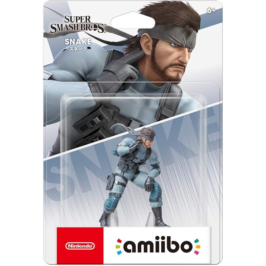 Nintendo Amiibo : Amiibo อะมิโบ้ Snake - Super Smash Bros. Series ของแท้ ของใหม่ ไม่แกะ
