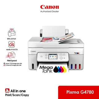 [จำกัด 2 เครื่อง/ออเดอร์] Canon เครื่องพิมพ์ไร้สาย MegaTank รุ่น PIXMA G4780 แบบ All-in-One