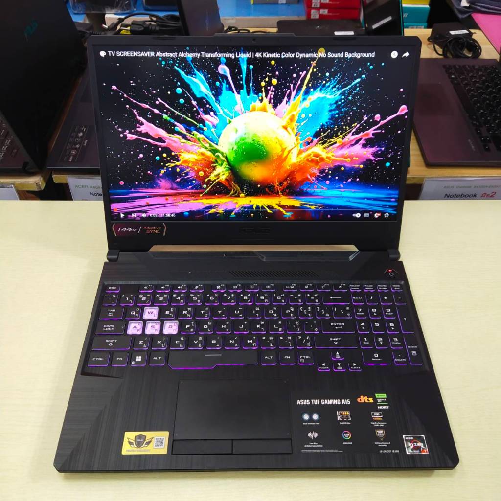 ASUS TUF GAMING A15 FA506NCR-HN007W สภาพเครื่อง 90% (ประกันศูนย์ 10/09/2026)