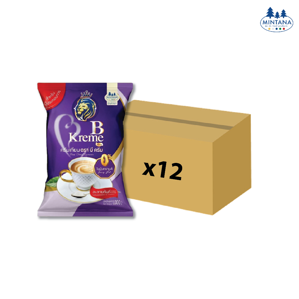 ครีมเทียม ตราบีครีม B Kreme (ยกลัง บรรจุ 12 ถุง)
