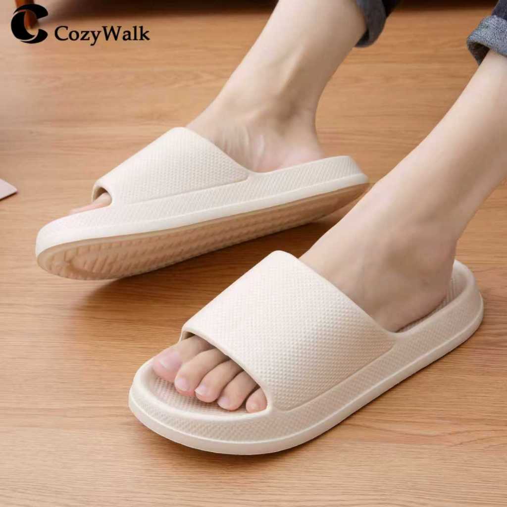 CozyWalk 🔥ส่งจากไทย รรองเท้าผู้ชาย รองเท้าแตะในร่มและกลางแจ้ง รองเท้าแตะ รองเท้าแตะนุ่มกันลื่น