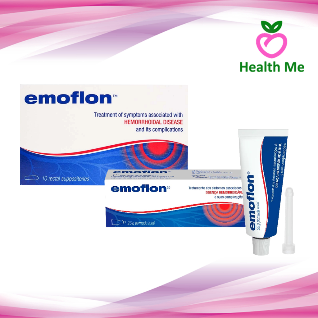 Emoflon อีโมฟลอน บรรเทาอาการ ริดสีดวงทวาร ชนิดขี้ผึ้งทา & เหน็บ