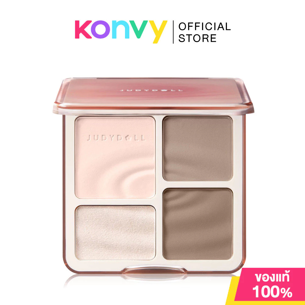 JUDYDOLL Highlight & Contour 9g จูดี้ดอล พาเลทไฮไลท์และคอนทัวร์ A